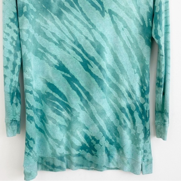 Soft Surroundings Turquoise Long Sleeves Sweatshirt Tunic Size Xsmall - Picture 8 of 16